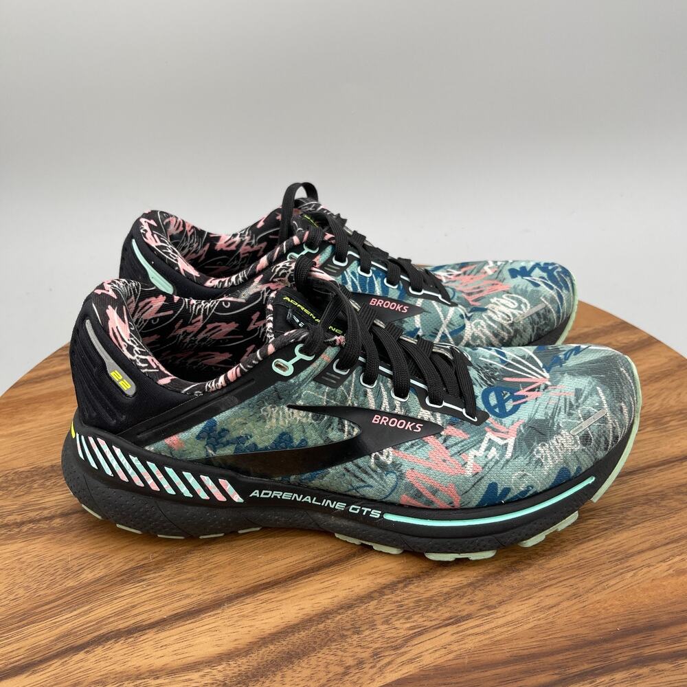 Brooks Adrenaline GTS Women's Sneakers - Black, Blue, Pink